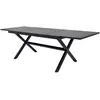 Image de Table de jardin extensible aluminium 8 places anthracite