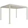 Image de Pergola bioclimatique aluminium et acier 4x3m beige