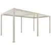 Image de Pergola bioclimatique aluminium 6x3m beige
