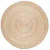 Image de Tapis rond en jute naturelle 90 x 90 cm