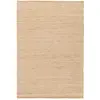 Image de Tapis design fait main en jute beige 120 x 170 cm