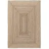 Image de Tapis design fait main en jute marron 160 x 230 cm