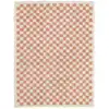 Image de Tapis doux et confortable facile à entretenir rose 160 x 213 cm