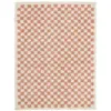 Image de Tapis doux et confortable facile à entretenir rose 120 x 170 cm