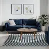 Image de Tapis à poil haut doux et confortable bleu 200 x 290 cm