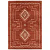 Image de Tapis design doux et volumineux rouge 160 x 230 cm