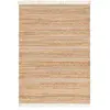 Image de Tapis rayé fait main en matières naturelles rose 120 x 170 cm