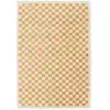 Image de Tapis à poil haut doux et confortable jaune 120 x 170 cm