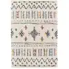 Image de Tapis shaggy épais et doux facile à entretenir multicolore 160 x 230