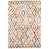Image de Tapis shaggy épais et doux facile à entretenir multicolore 120 x 170