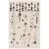 Image de Tapis doux et design style ethnique multicolore 200 x 290 cm