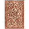 Image de Tapis design finition couture anglaise rouge 120 x 160 cm