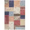 Image de Tapis patchwork finition couture anglaise 200 x 290 cm
