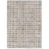 Image de Tapis tissé fin de style contemporain multicolore 80 x 150 cm