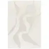 Image de Tapis avec effet relief très doux beige 120 x 170 cm