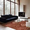 Image de Tapis design doux et volumineux rouge 200 x 290 cm