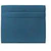 Image de Tete de lit lignes velours bleu océan 140x120