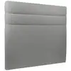 Image de Tete de lit lignes bouclette gris 180x120
