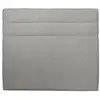 Image de Tete de lit lignes bouclette gris 160x120