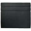 Image de Tete de lit lignes bouclette noir 160x120