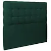 Image de Tete de lit capitonnée velours vert 200x120