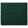 Image de Tete de lit capitonnée velours vert 160x120