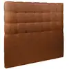 Image de Tete de lit capitonnée bouclette terracotta 200x120