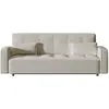 Image de Canapé scandinave convertible 3 places en tissu bouclette blanc