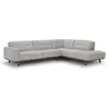 Image de Canapé angle design en tissu gris 5-6 places
