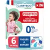 Image de Carryboo Culotte Naturelle T6 16-30kg 26 couches