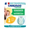Image de Carryboo Nature Couches Naturelles et Chou Taille 1 (2-5kg)