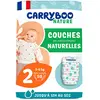 Image de Carryboo Nature Couches Naturelles et Chou Taille 2 (3-6kg), x50