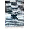Image de Tapis berbère à rayures pure laine 160 x 230 cm
