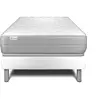 Image de Ensemble 90x200 matelas mémoire de forme sommier blanc