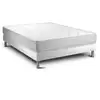 Image de Ensemble 160x200 matelas mémoire de forme sommier blanc