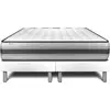 Image de Ensemble 2x100x200 matelas hybride sommier blanc