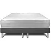 Image de Ensemble 2x90x200 matelas mémoire de forme sommier gris