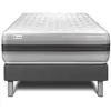 Image de Ensemble 90x190 matelas mémoire de forme sommier gris