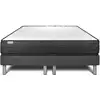 Image de Ensemble 2x90x200 matelas mémoire de forme sommier gris