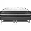 Image de Ensemble 2x80x200 matelas mémoire de forme sommier gris