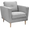 Image de Fauteuil 1 place en tissu gris