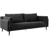 Image de Canapé tissu recyclé 2 places anthracite