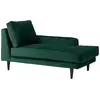 Image de Méridienne tissu velours p150 vert emeraude