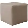 Image de Petit pouf tissu h 35 beige