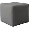 Image de Petit pouf tissu h 35 gris