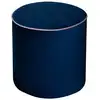 Image de Pouf en velours bleu