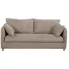 Image de Canapé convertible 3 places en tissu beige