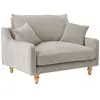 Image de Fauteuil tissu xl grège