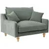 Image de Fauteuil tissu xl vert d'eau