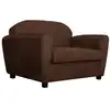 Image de Canapé microfibre aspect cuir vieilli 2 places